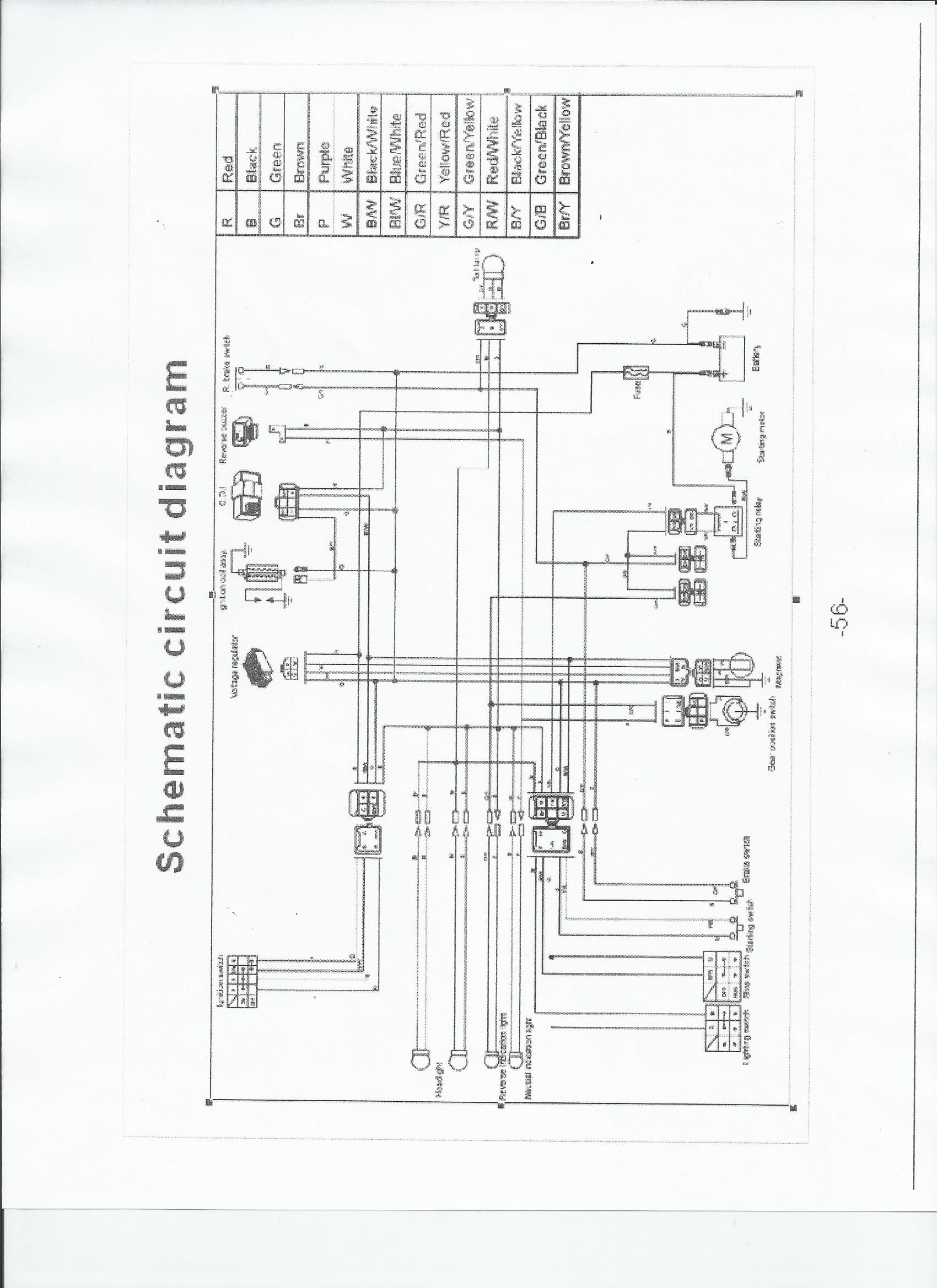 chinese 110 atv wiring diagram